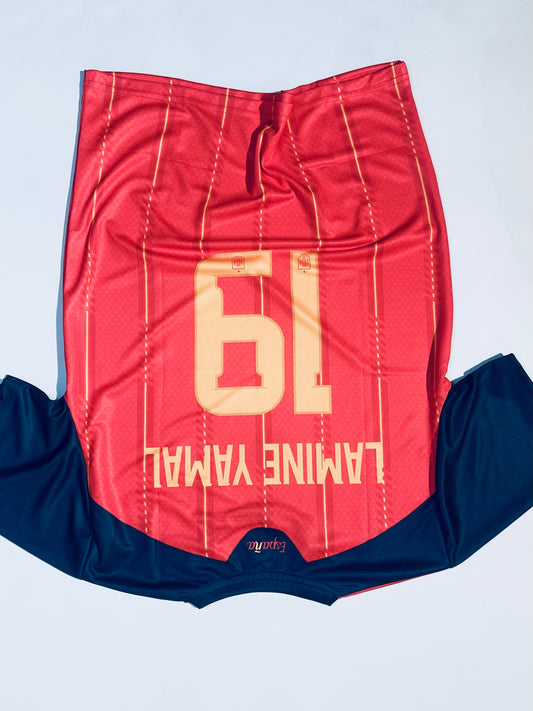 Spain Home Jersey - Lamine Yamal #19