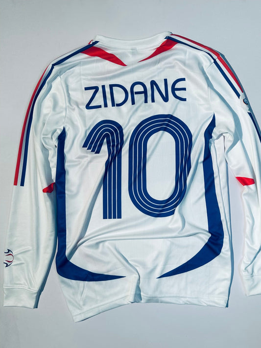 France Retro 2006 Long Sleeve Jersey - Zidane #10