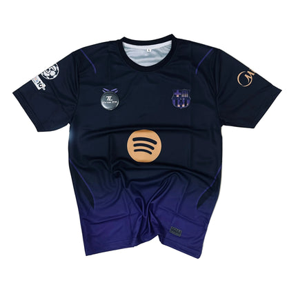 Barcelona Away Kit – Black & Purple (No. 10)