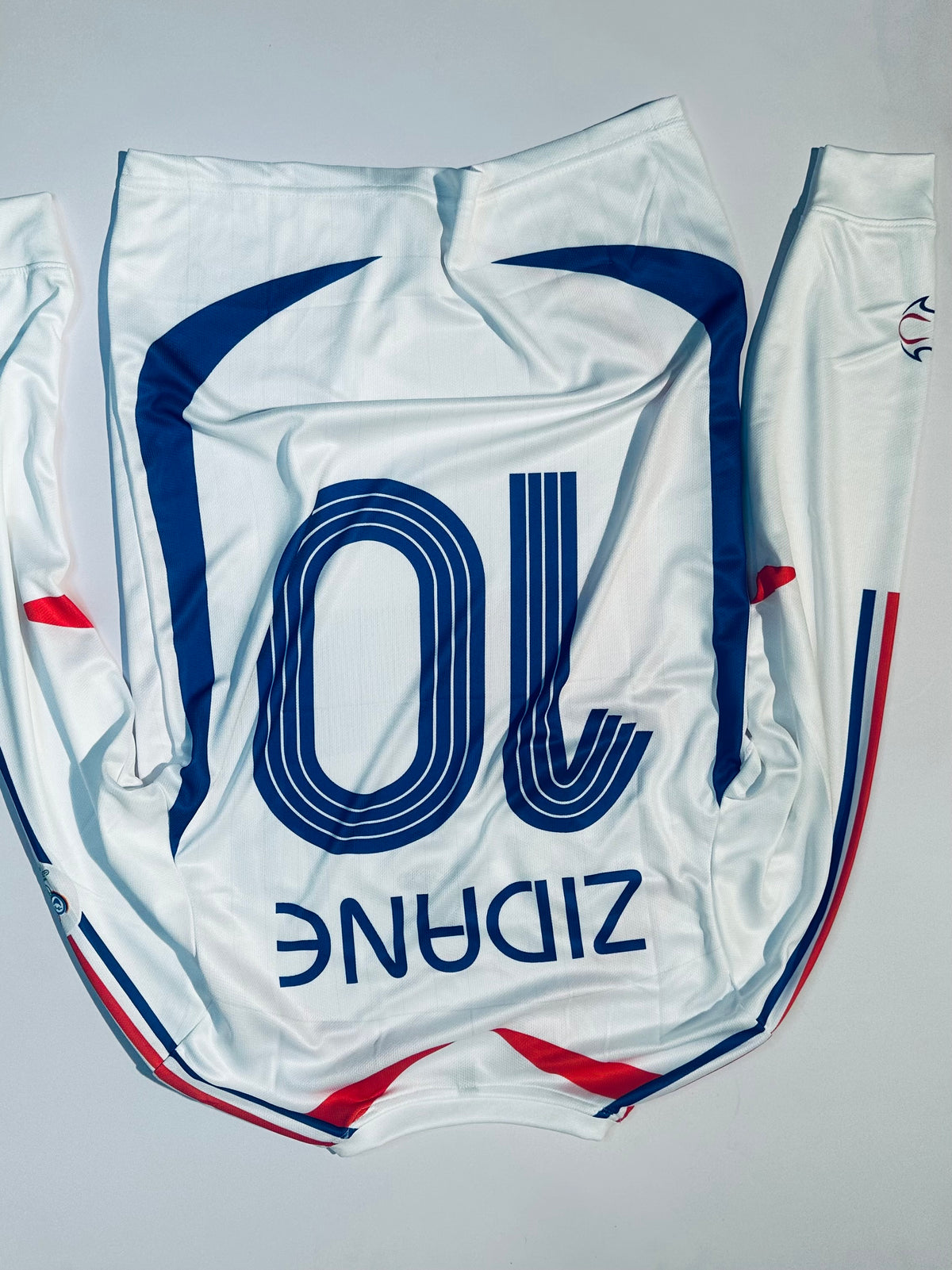 France Retro 2006 Long Sleeve Jersey - Zidane #10