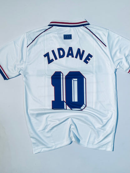 France 1998 Retro  Away Jersey - Zidane #10