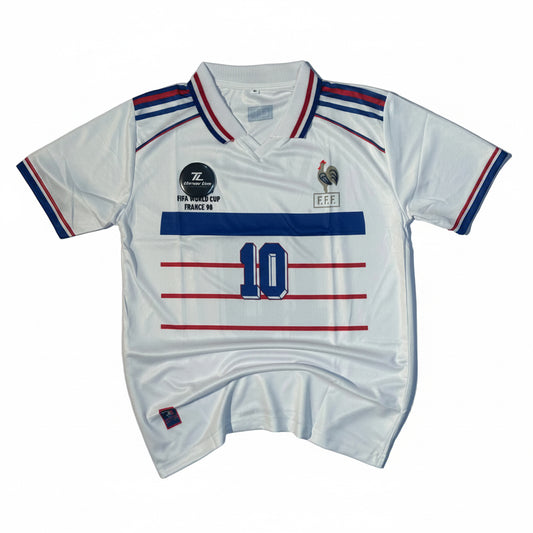 France 1998 Retro  Away Jersey - Zidane #10
