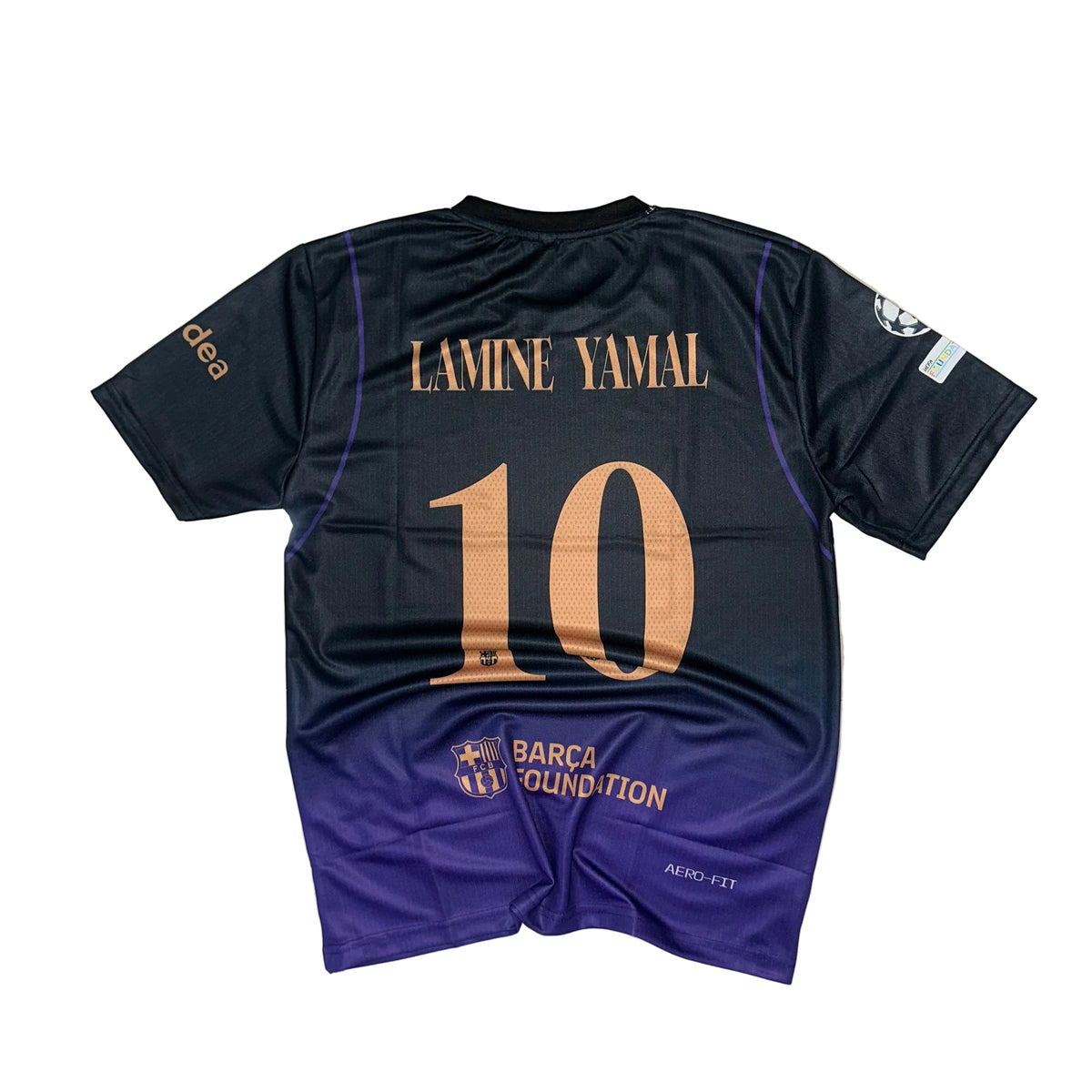 Barcelona Away Kit – Black & Purple (No. 10)